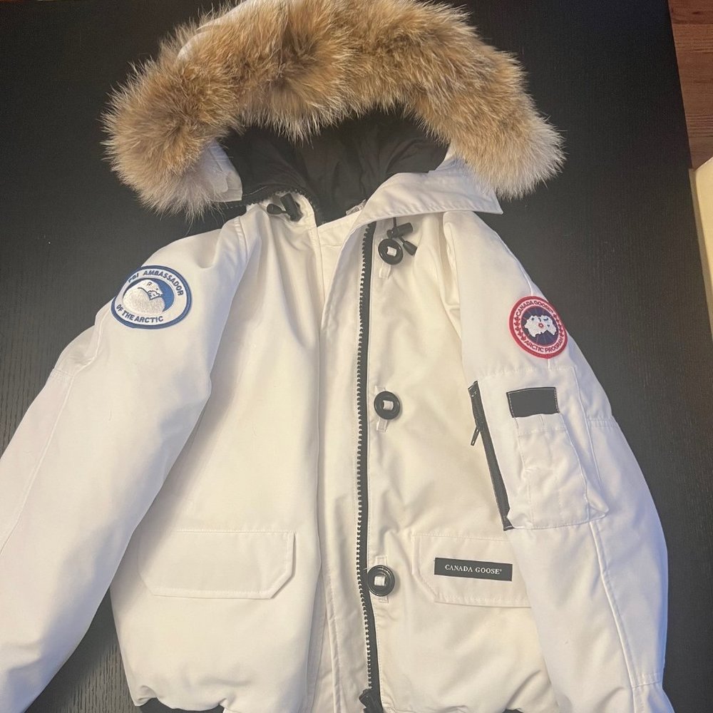 CANADA GOOSE - CHILLIWACK BOMBER JACKET PBI - WHITE LIMITED EDITION